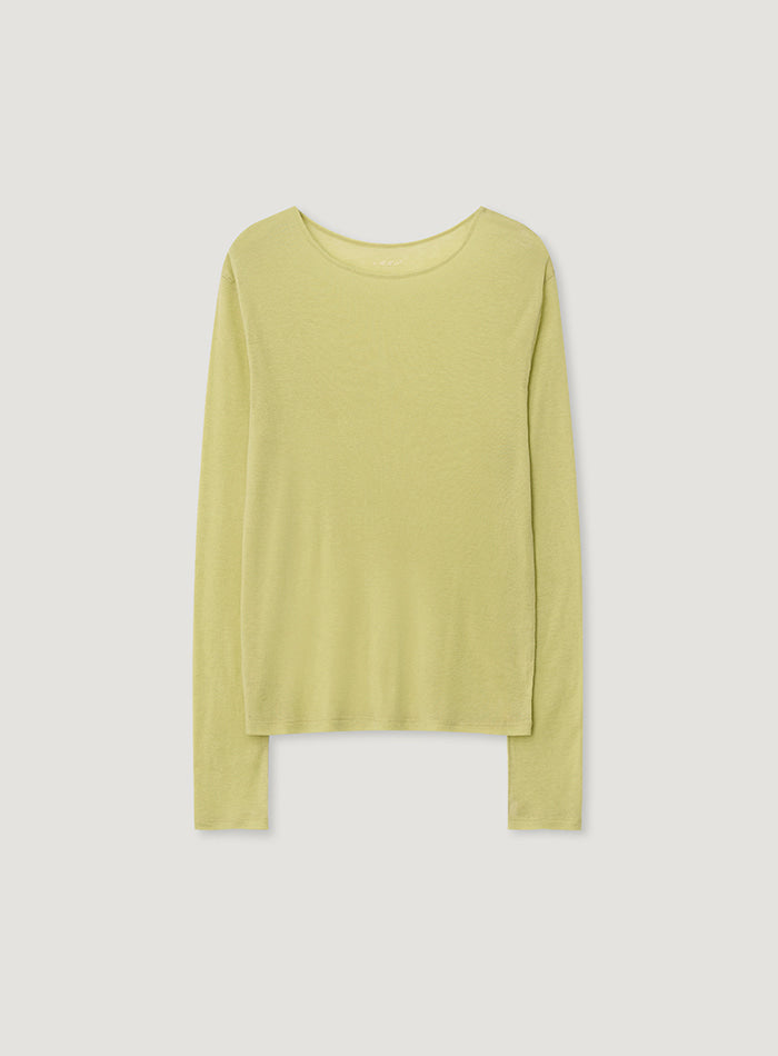 Mango Maniplease Paper Tee Lime Yellow