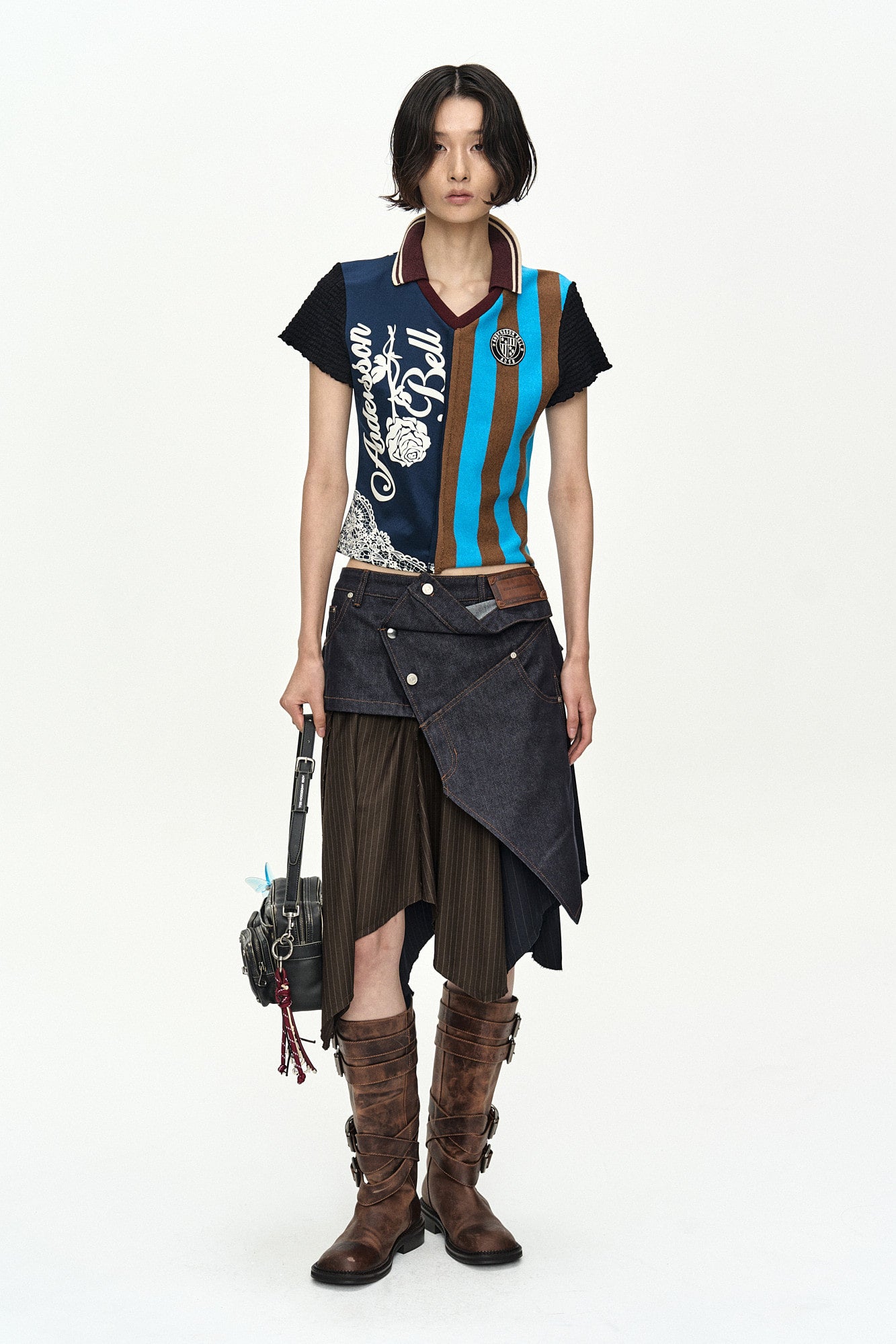 Andersson Bell Rigid Turn-Over Asymmetric Skirt