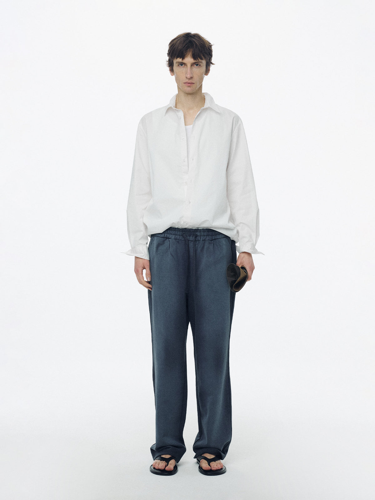 Nothing Written Roop washed sweatpants (Washed charcoal)