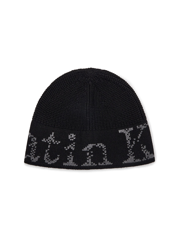 Matinkim Cracked Logo Bucket Beanie IN Black