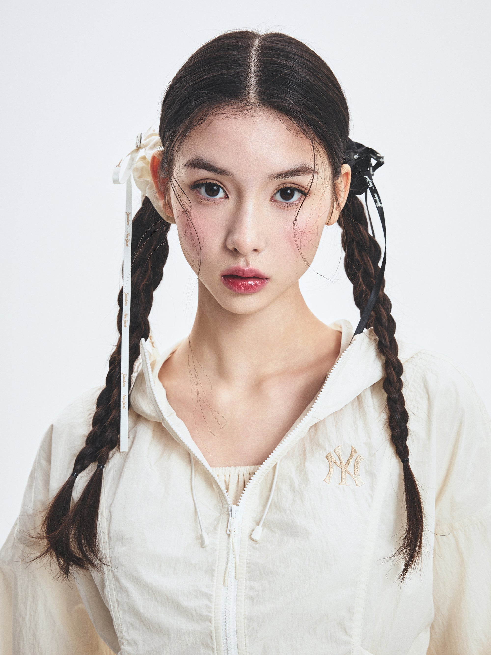 [mlb korea] Ribbon Strap Hair Scrunchie Small