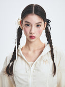 MLB Korea Ribbon Strap Hair Scrunchie Small
