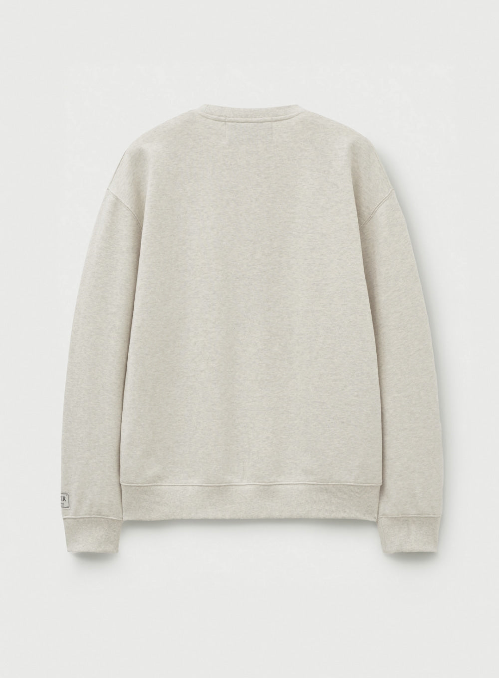 [satur] Classic Logo Sweatshirt - Melange Ivory