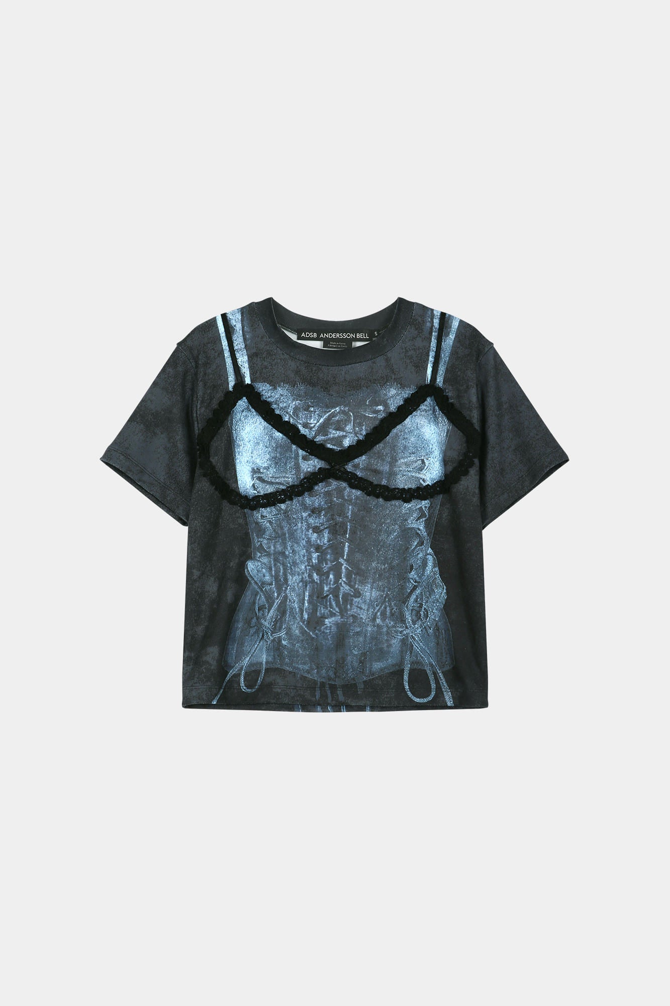 Andersson Bell Lingerie Trompe-L'Oeil Graphic T-Shirt