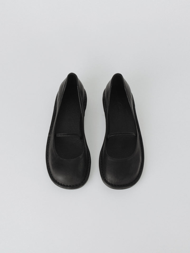 Moia pebble ballet shoes (black)