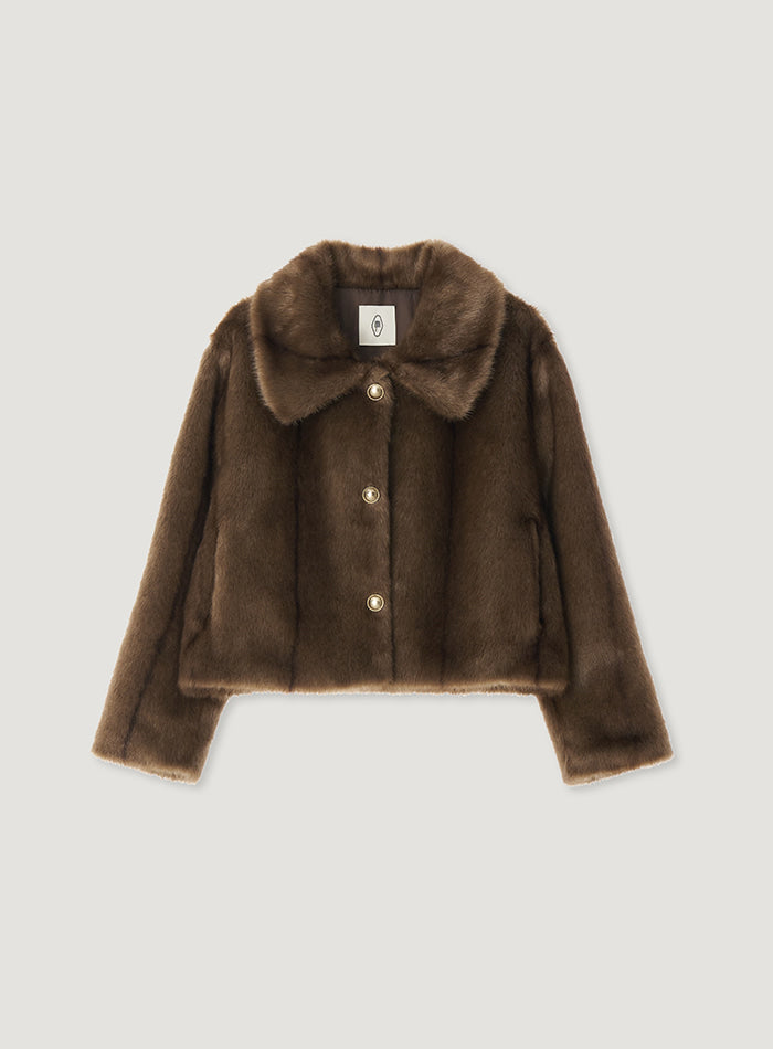 Mango Maniplease Gwen Fur Jacket