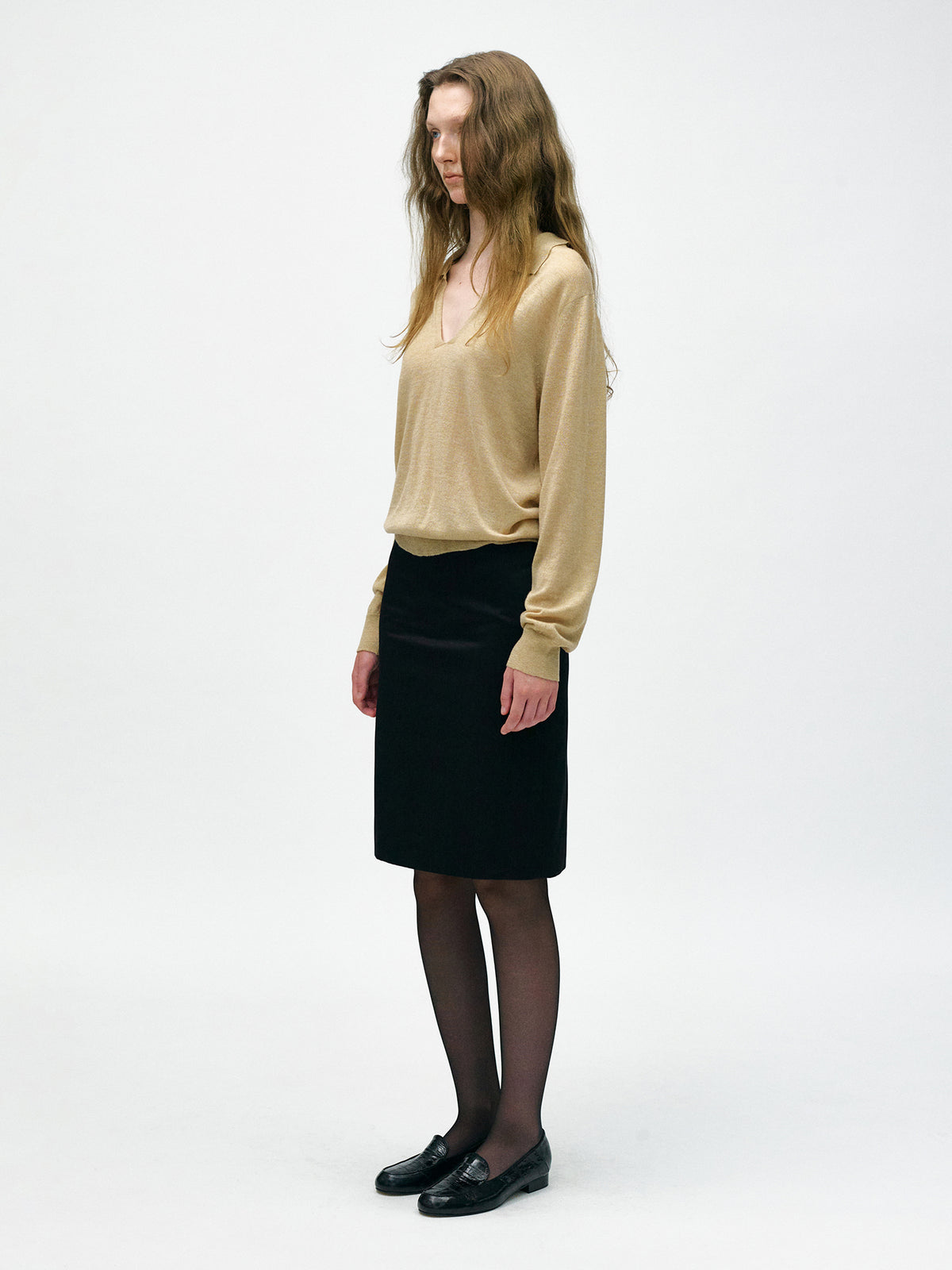 Nothing Written Vera collar knit (Camel)