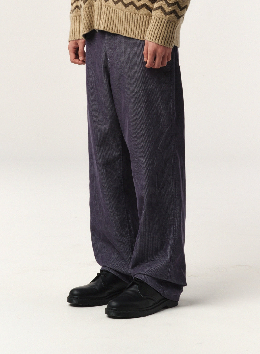 [satur] Camaro Corduroy Fade Pants - Gray