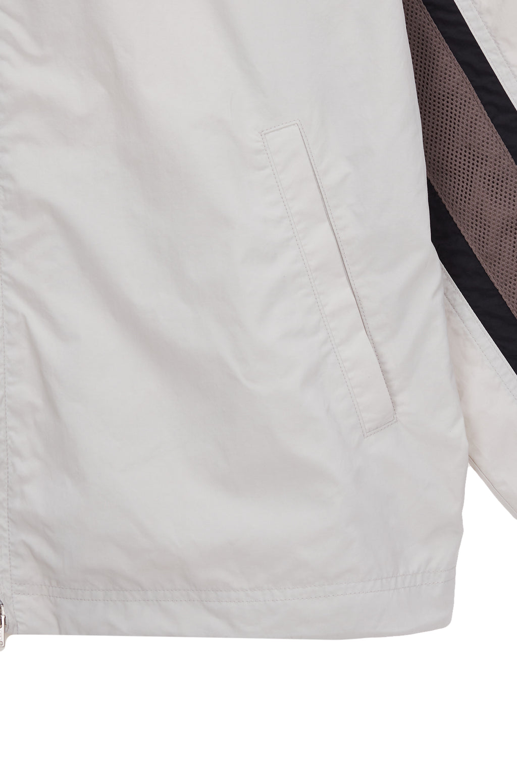 [matinkim] Mesh Mix Racing Jumper For Men IN Light Beige