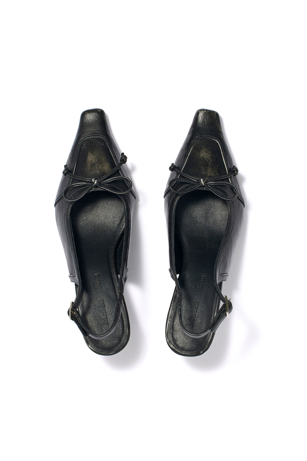 Matinkim Matin Ribbon Sling Back Heels IN Black