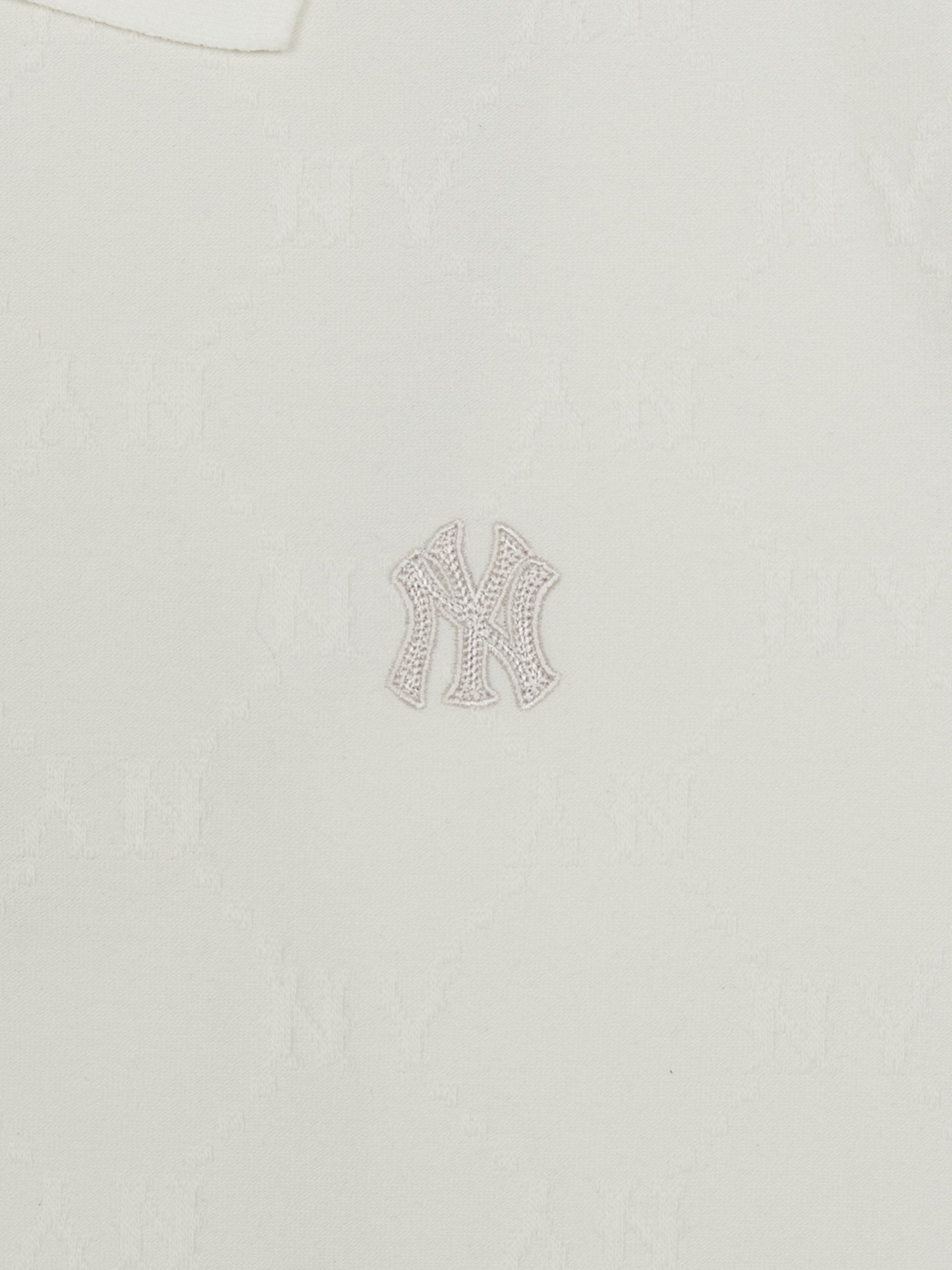 MLB Korea Dia Monogram Tonal Jacquard Polo T-Shirts