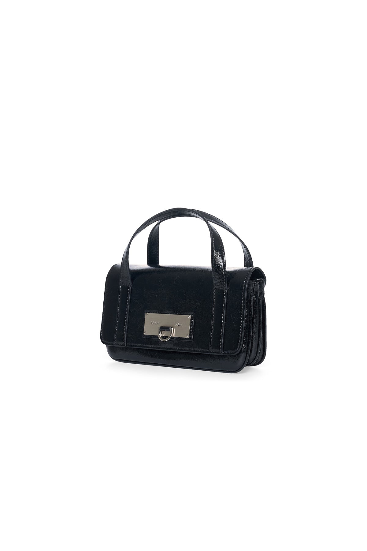Matinkim Multi-Pocket Mini Cross Bag IN Black