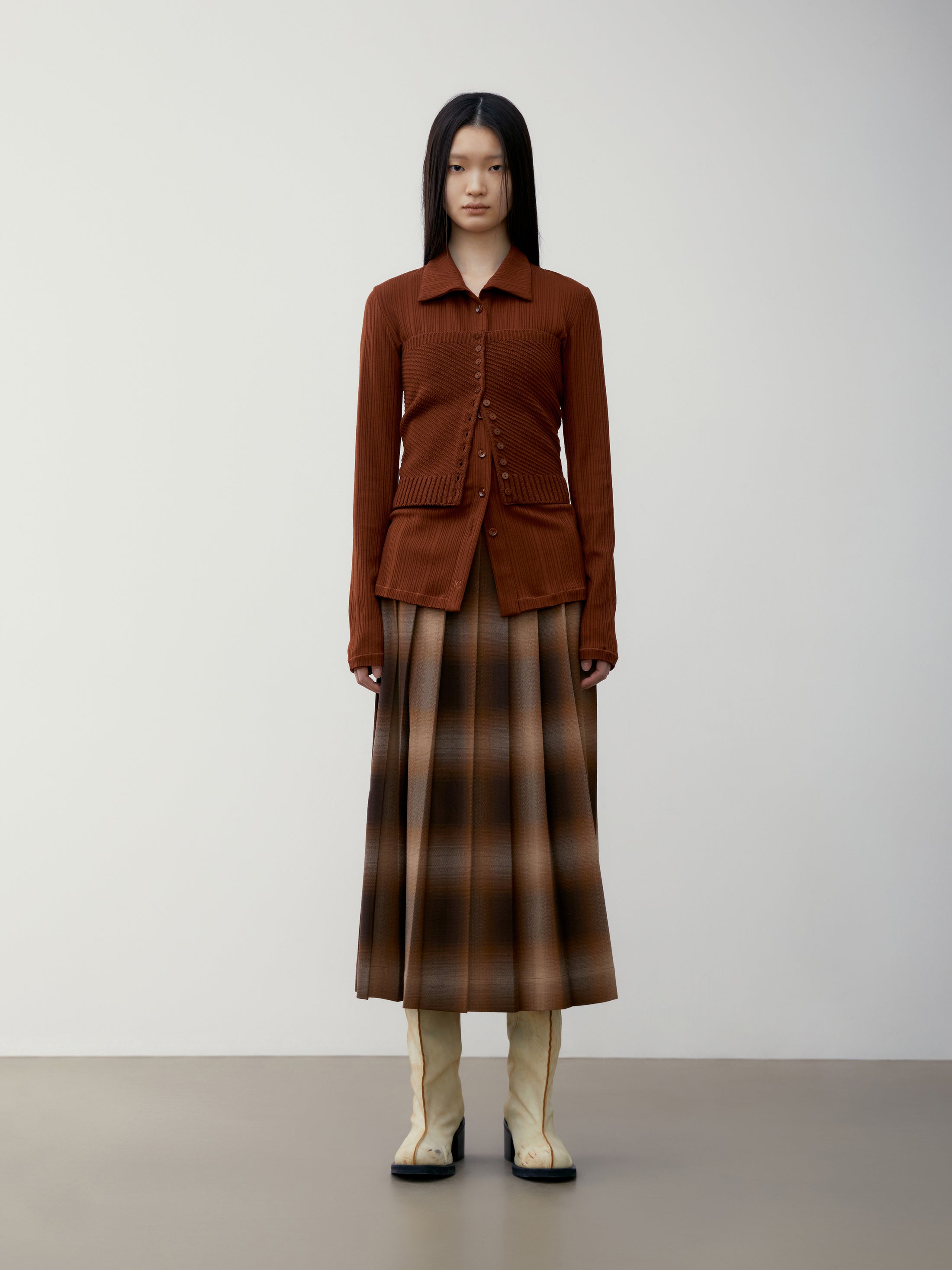 [low_classic] NEW JERSEY POCKET SHIRT
BROWN