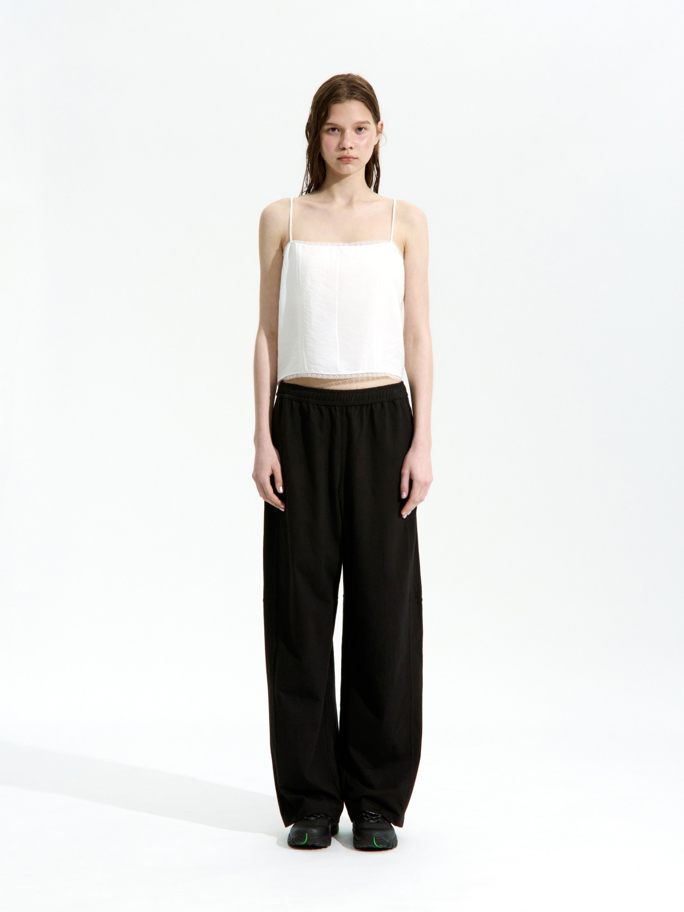 [Low Classic] Silky Lace Camisole_White