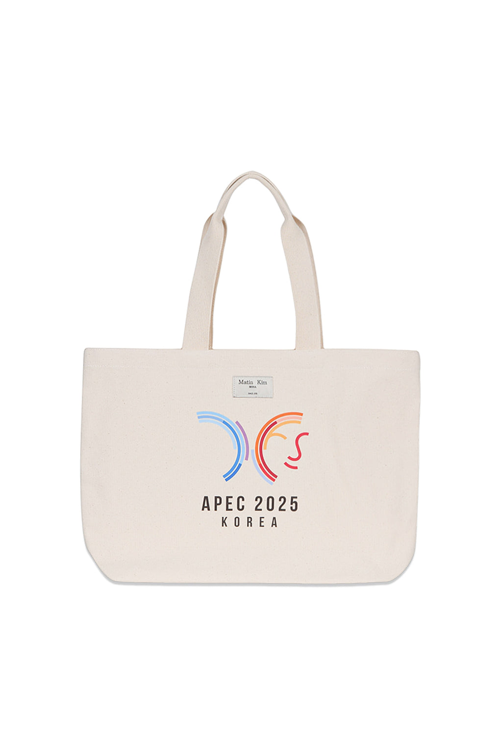 [matinkim] APEC HANGEUL LOGO ECOBAG IN IVORY