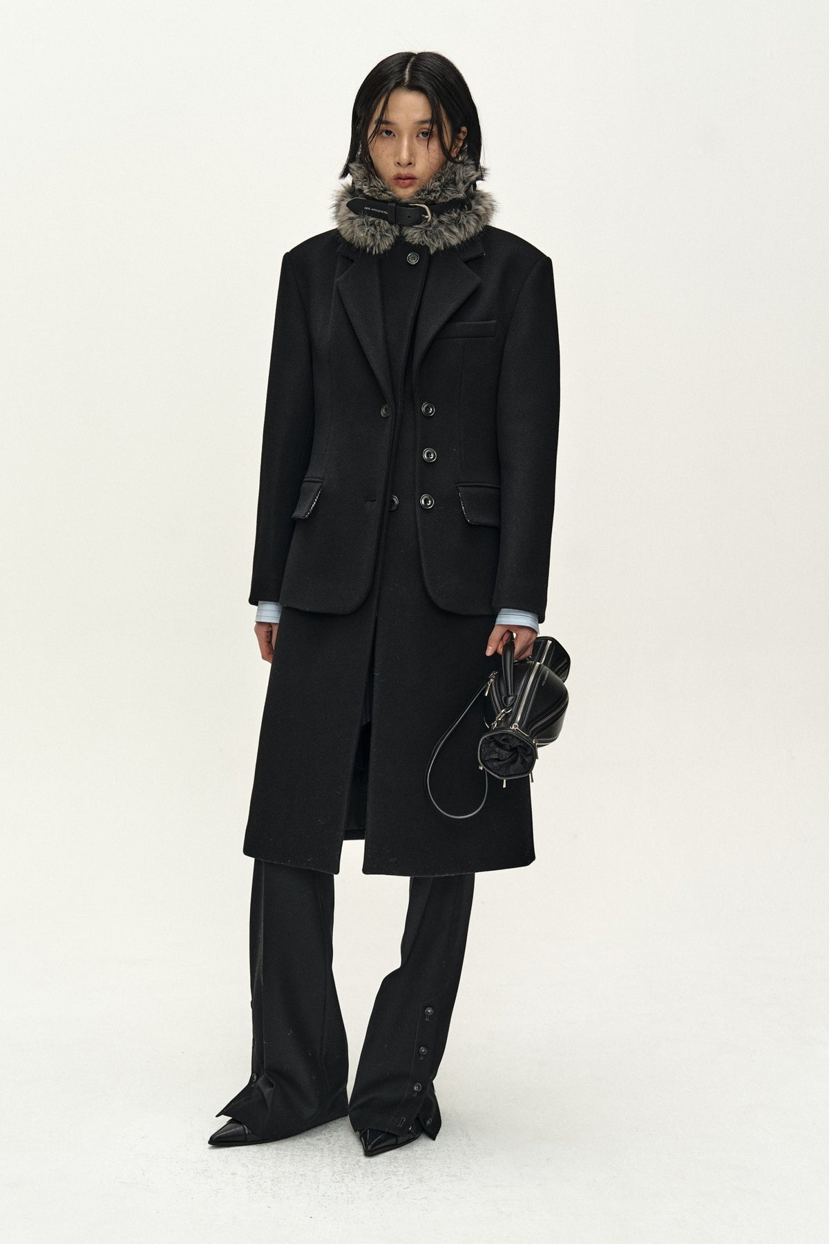 Andersson Bell Belted Fur Short Muffler
