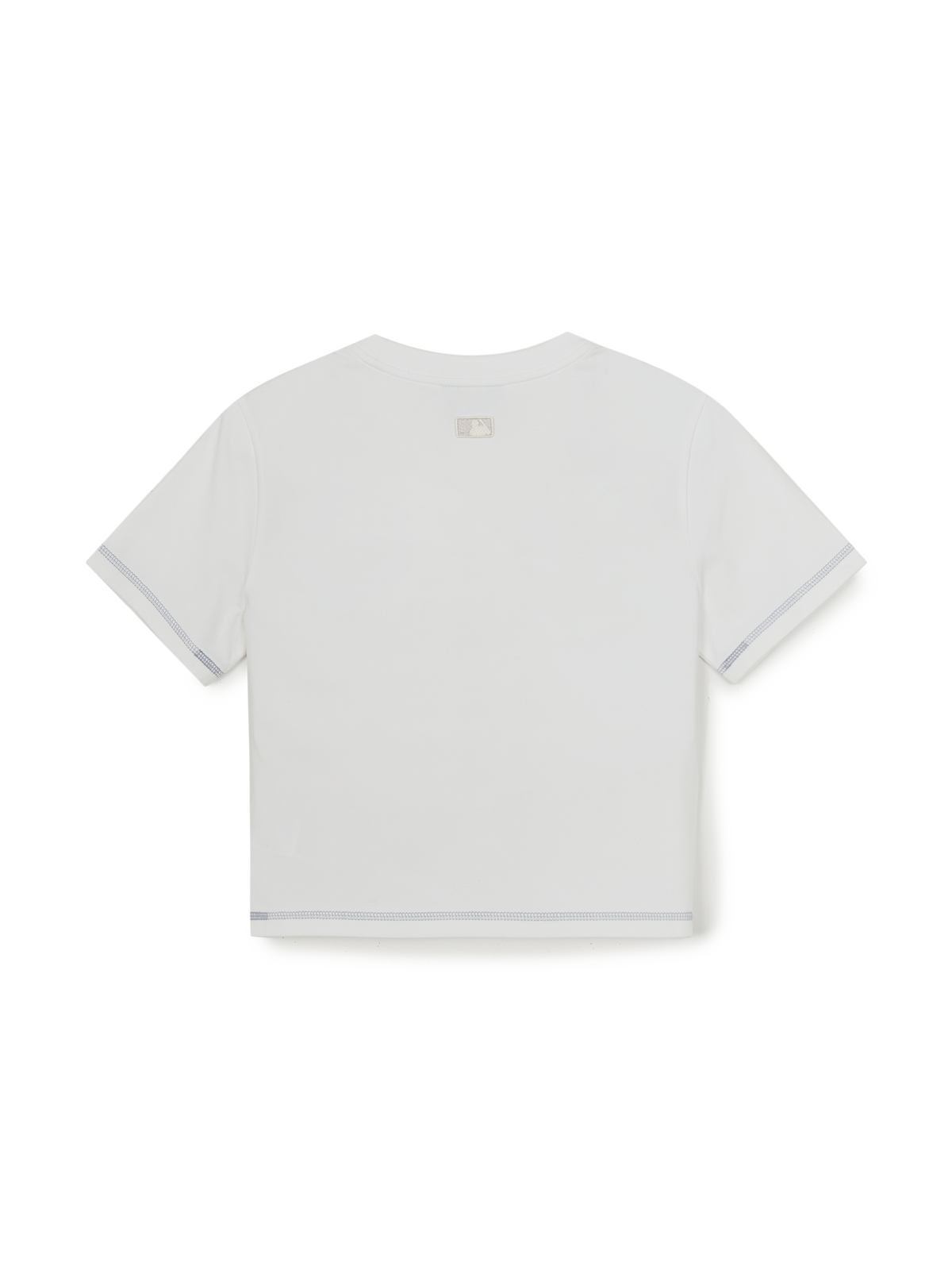 MLB Korea Women's Basic Small Logo Slim Crop Fit T-shirts