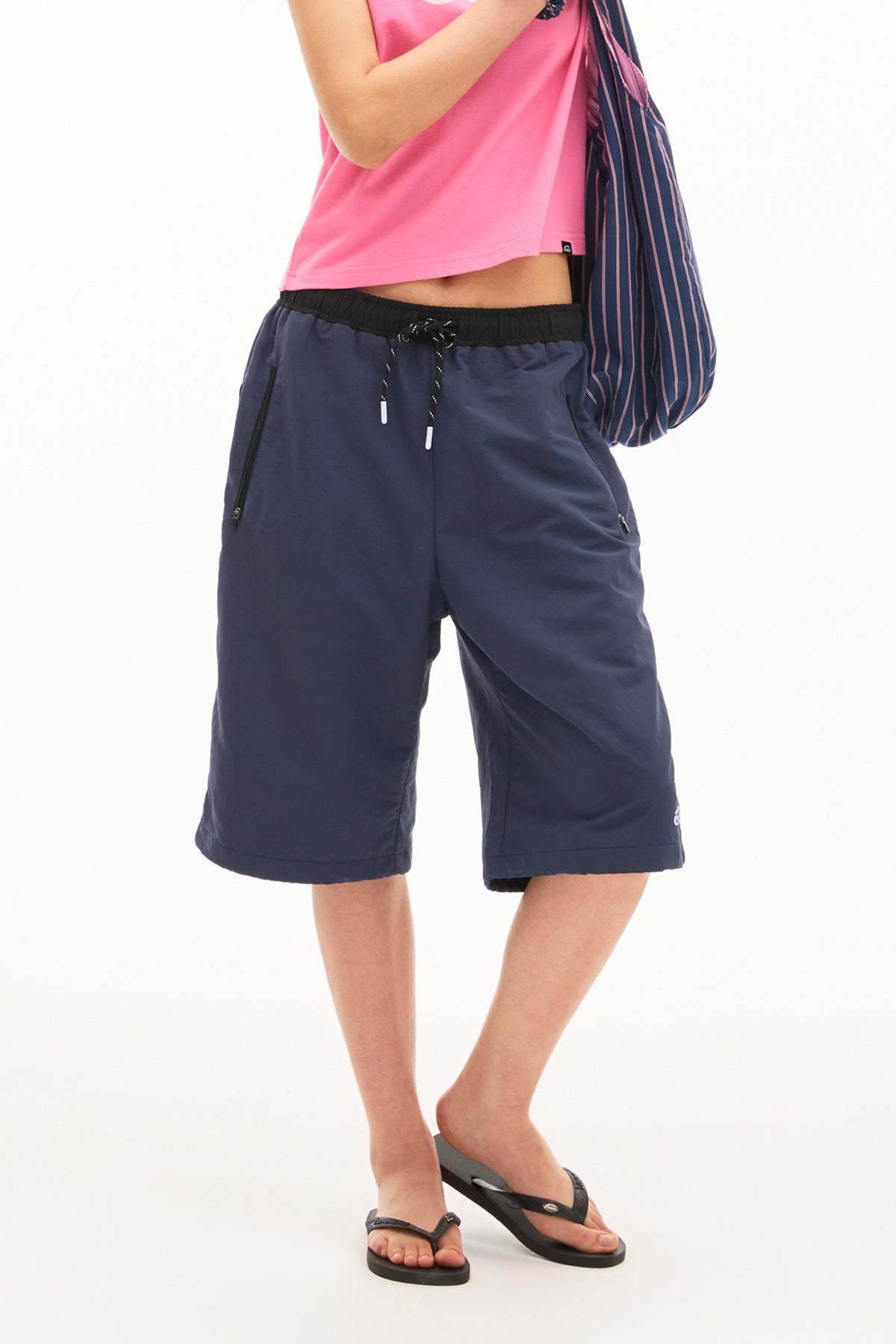 Emis Easy Nylon Shorts-Navy