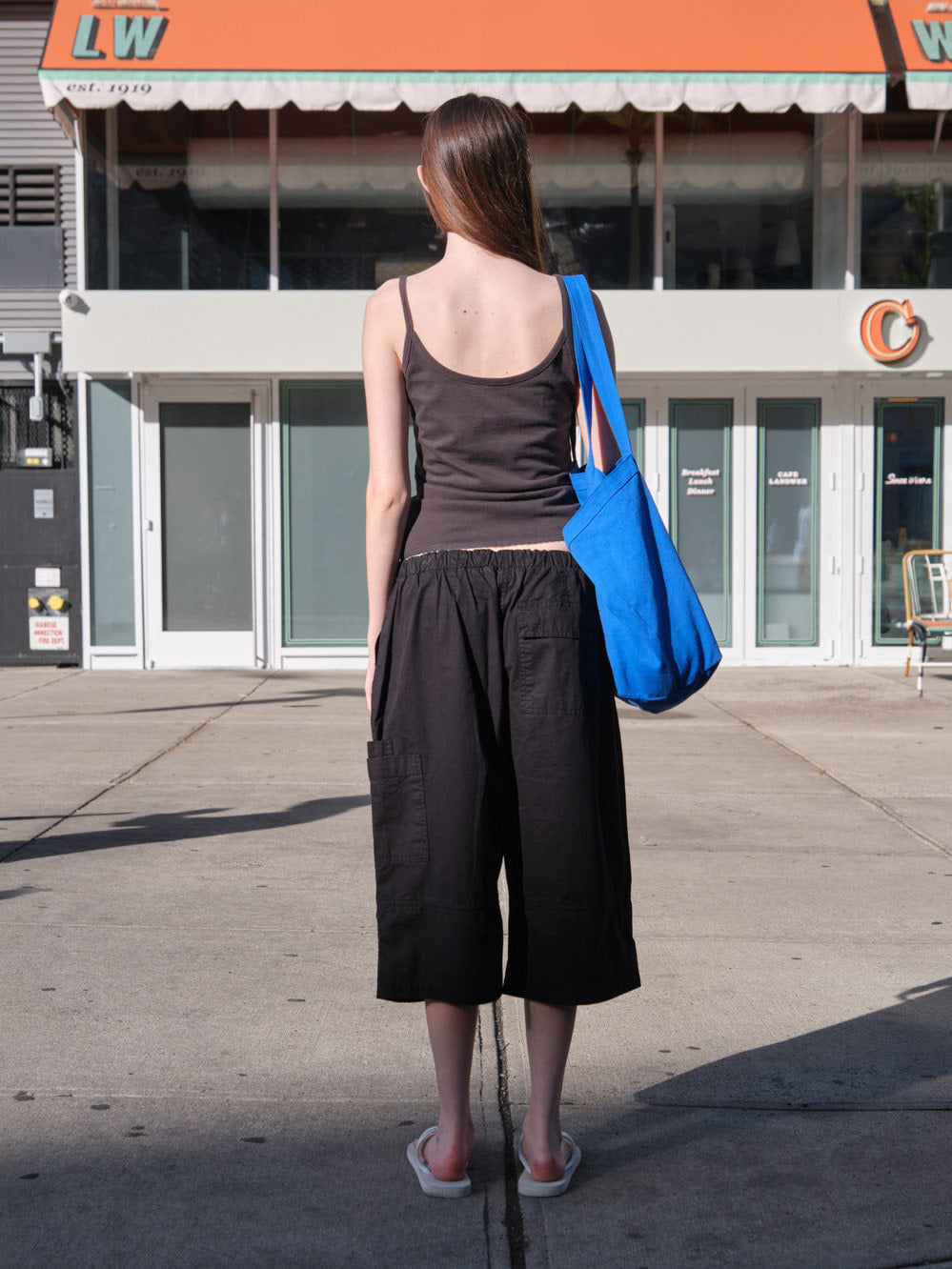 Low Classic Universal Lace Sleeveless Charcoal