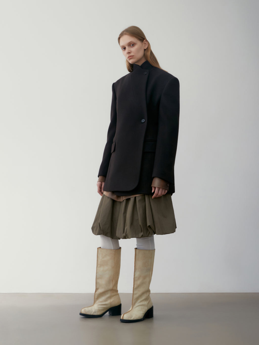 [low_classic] SLIM FIT WOOL COAT
DARK BROWN