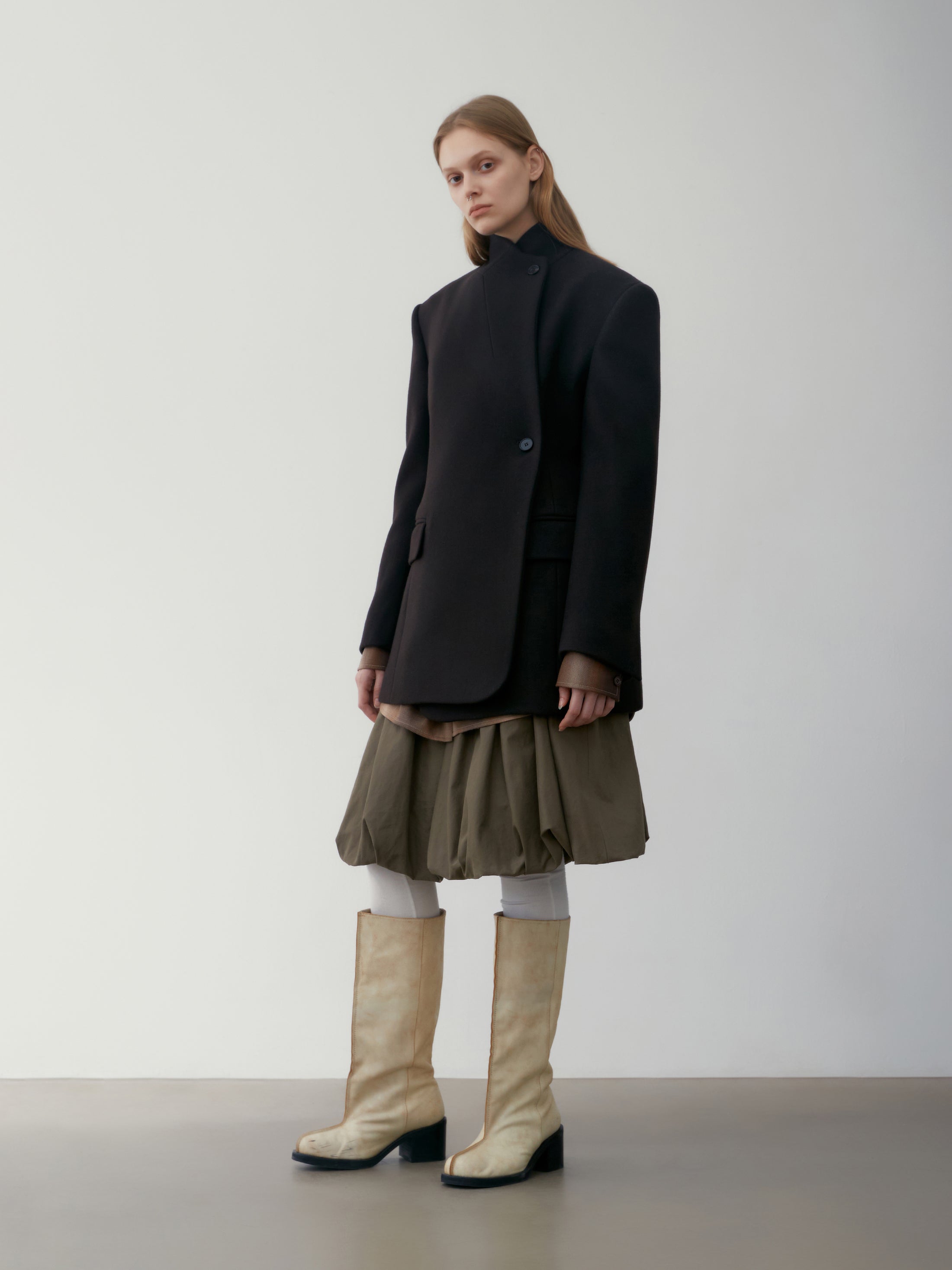 [low_classic] SLIM FIT WOOL COAT
DARK BROWN