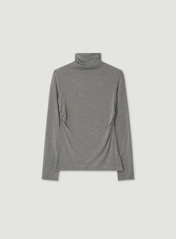 Mango Maniplease Shirring Turtle Tee