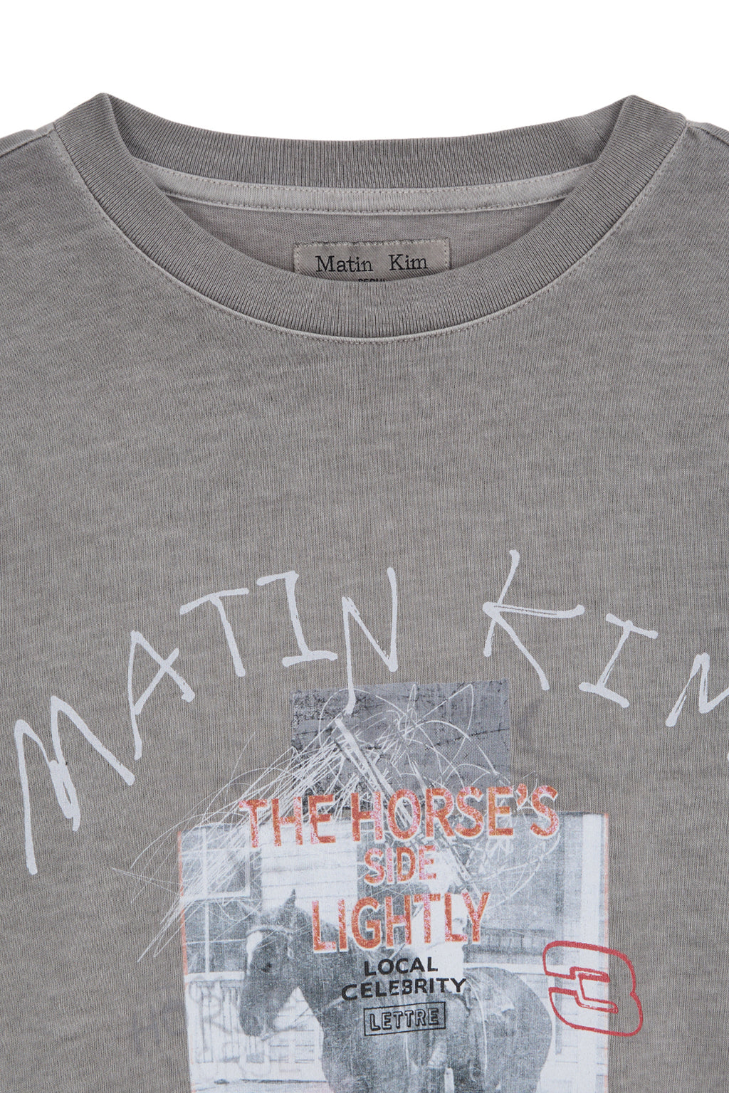 Matinkim Matin Lny 26 Pigment Long Sleeve Top IN Light Grey