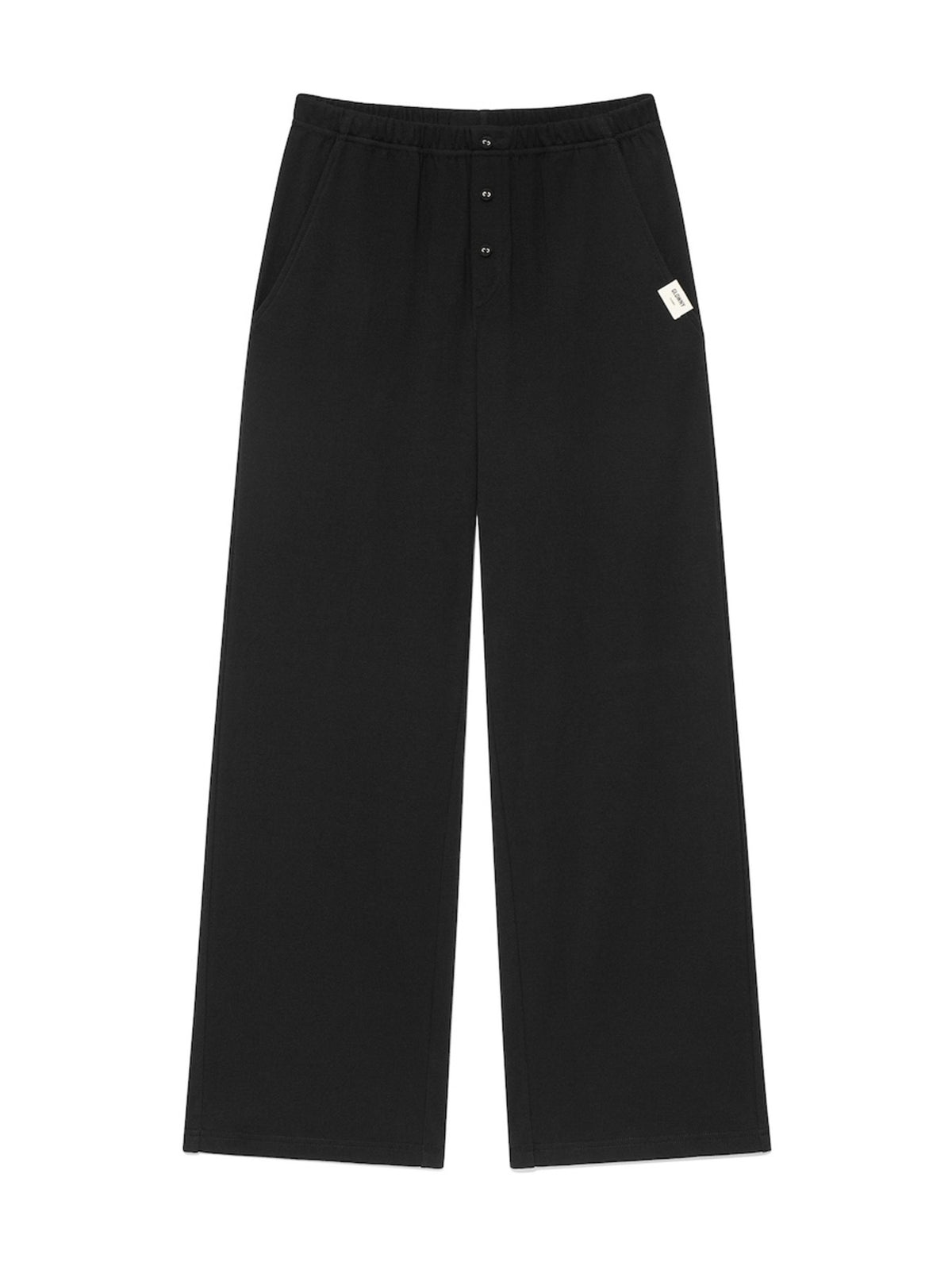 GLOWNY G Button Fly Pants (Black)