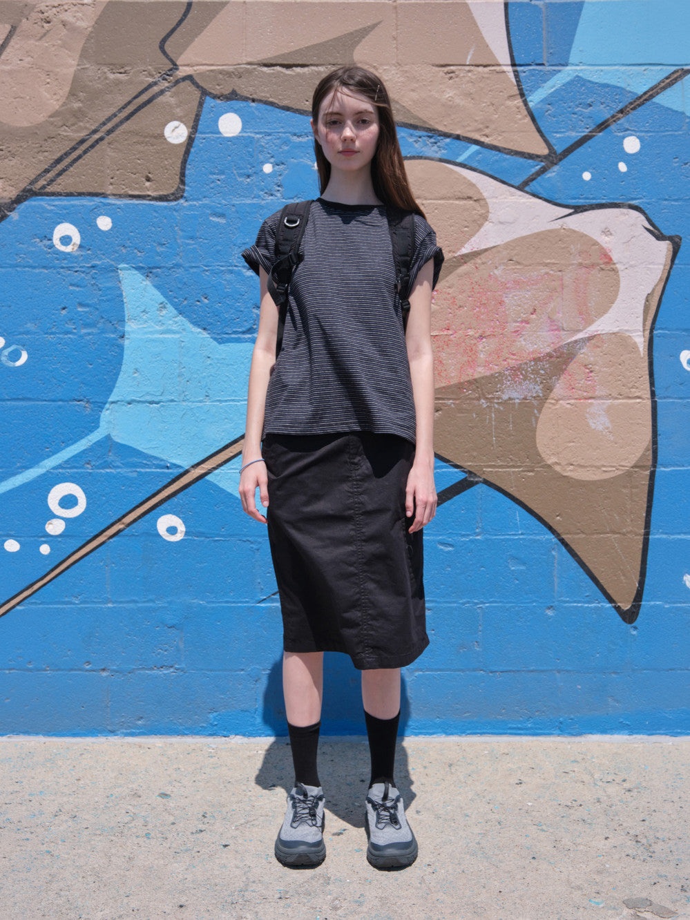 Low Classic Lc Striped Basic Tee Black