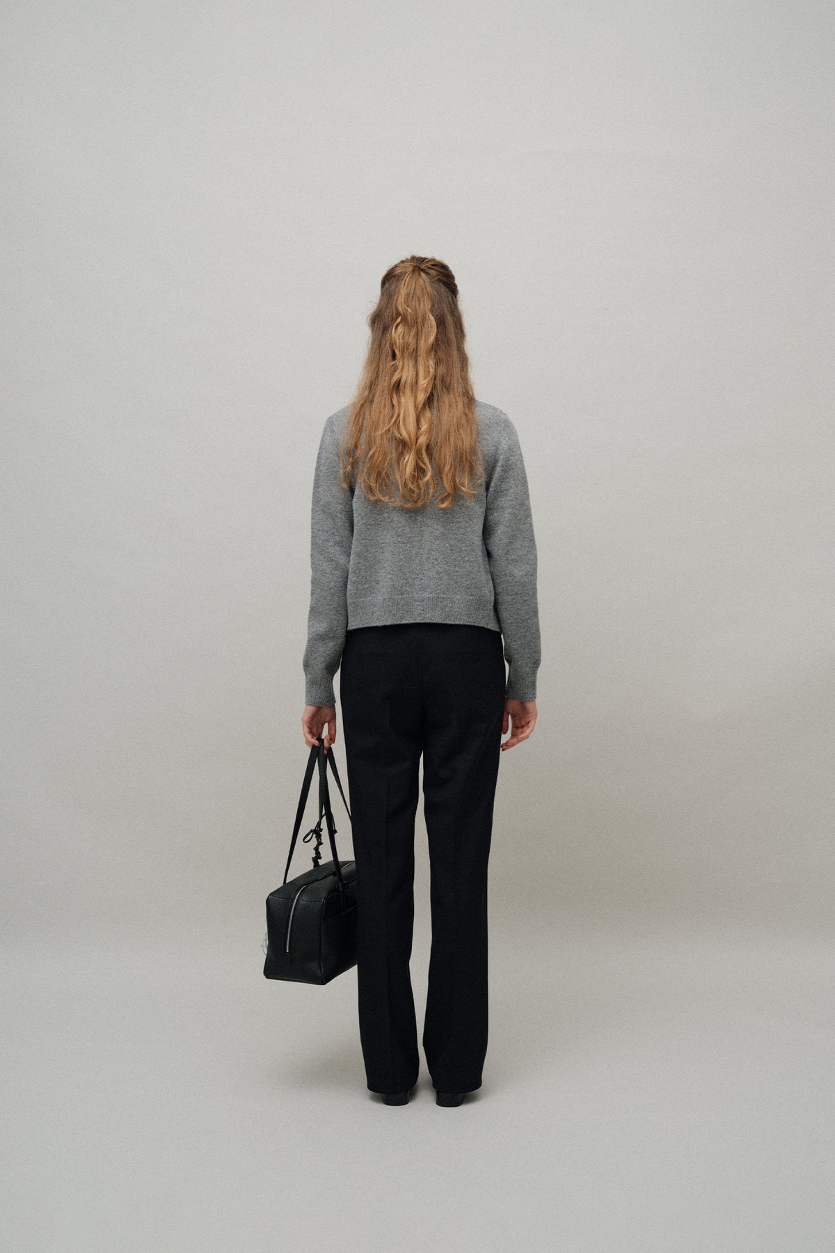 Nothing Written Diene round cardigan (Gray)