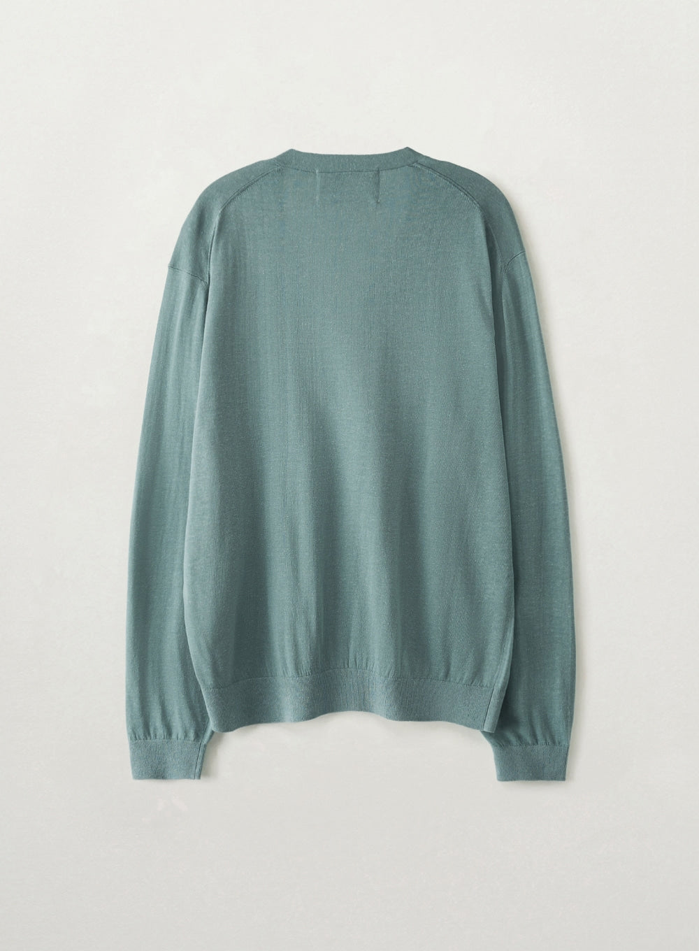 Satur Loren Linen Blend Cardigan - Fog Blue