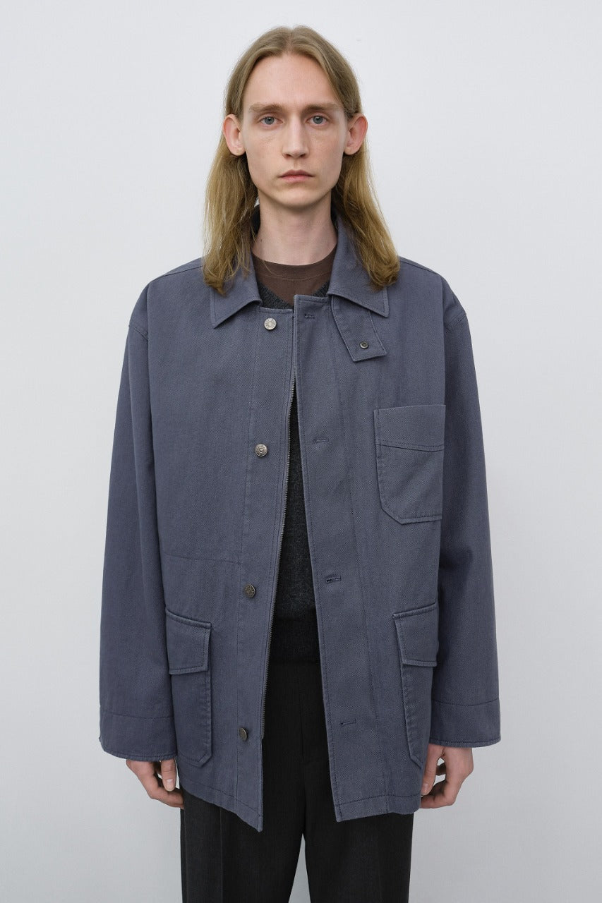 Dunst Unisex Chore Jacket Blue