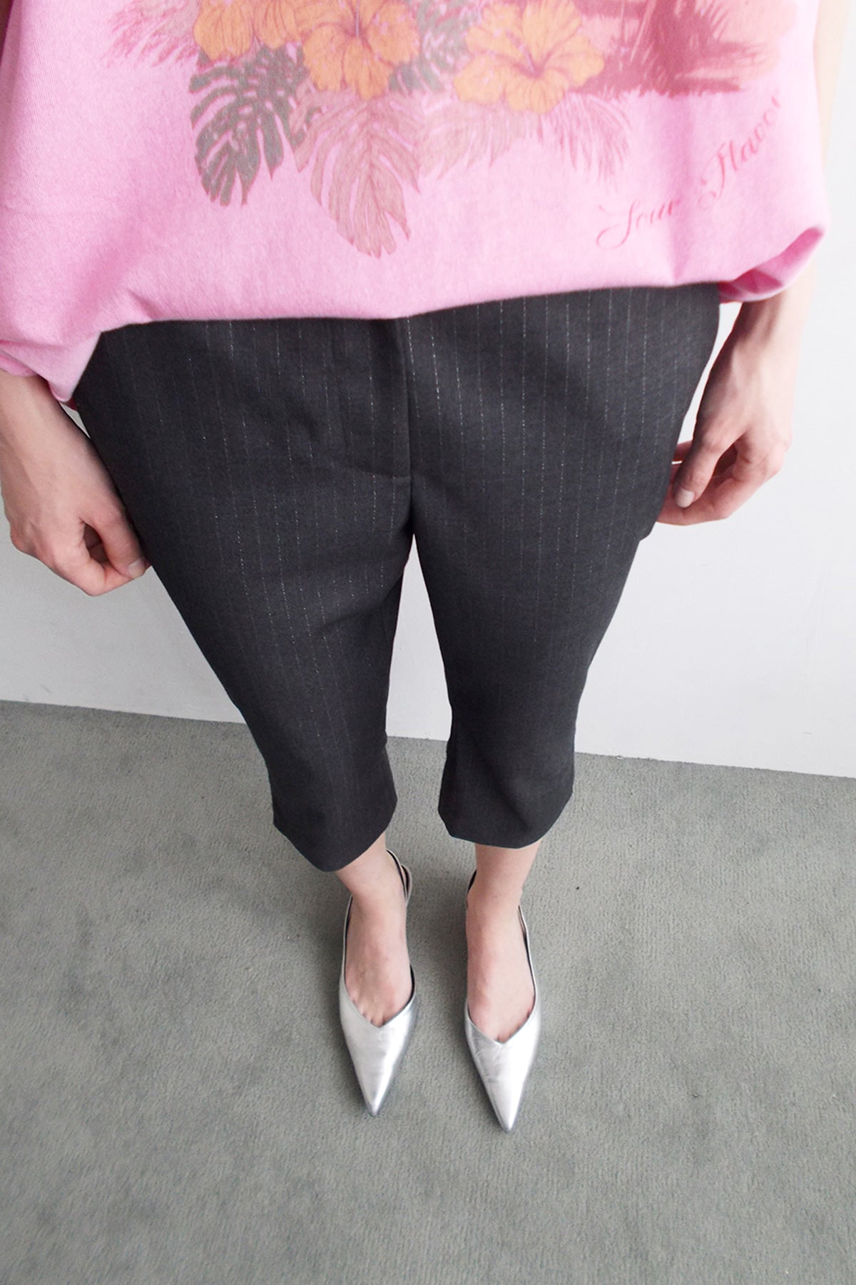 Overdueflair Of Capri Pants Stripe