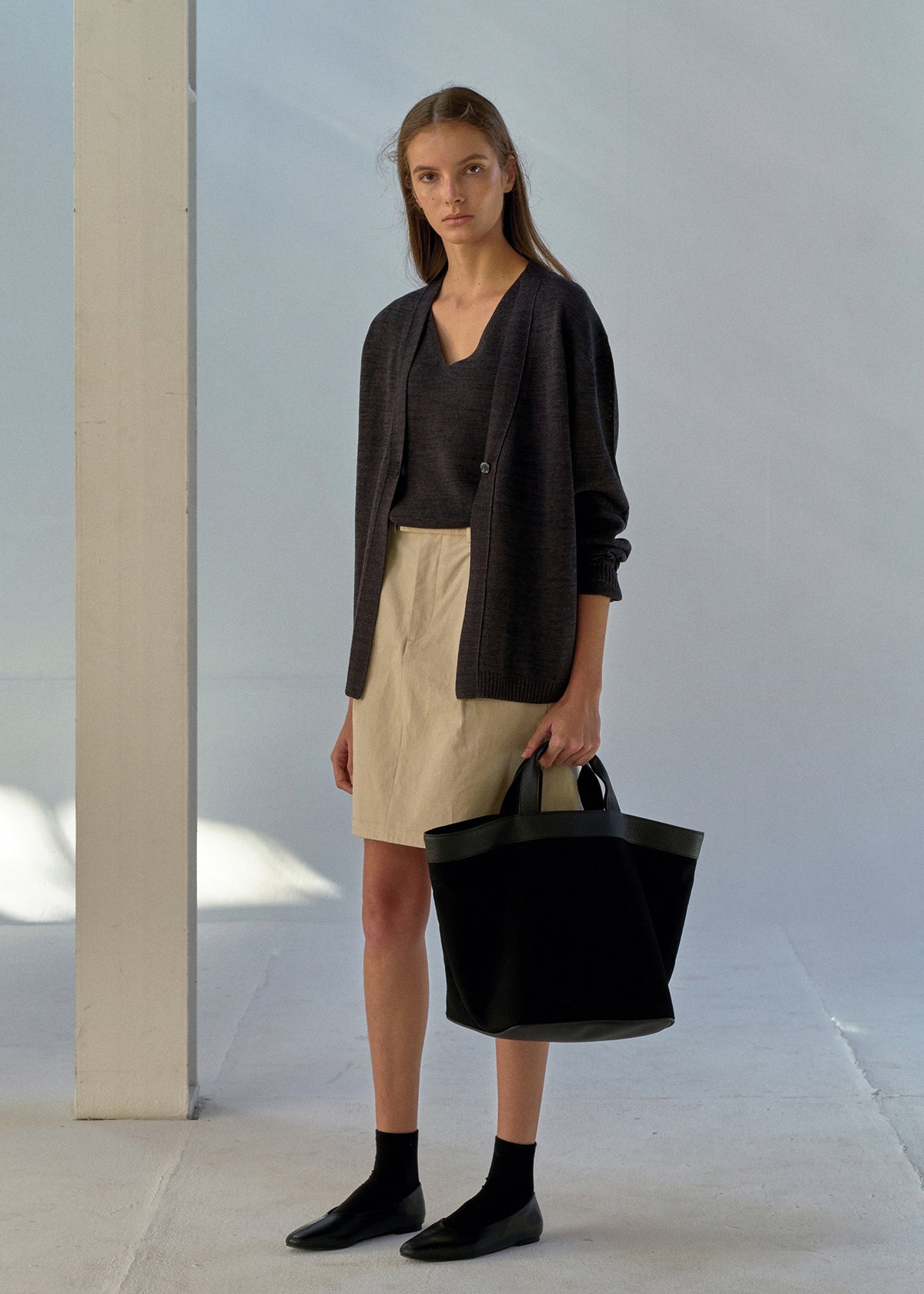Nothing Written 1967 tote bag-Small (Black)