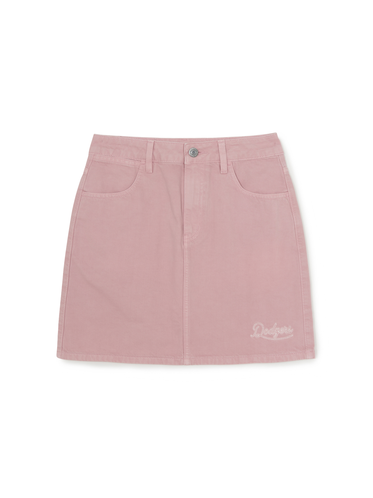 Mlb Women's Varsity Lettering Denim Skirt