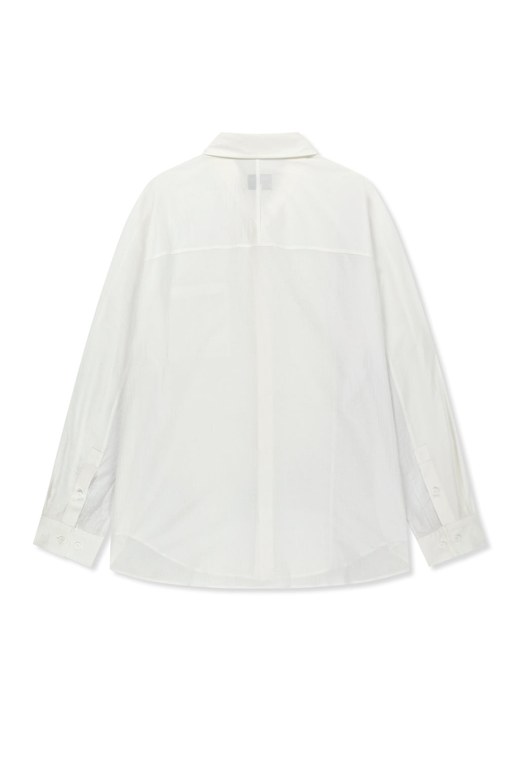 Matinkim Mixed Panel Over Fit Shirt IN White