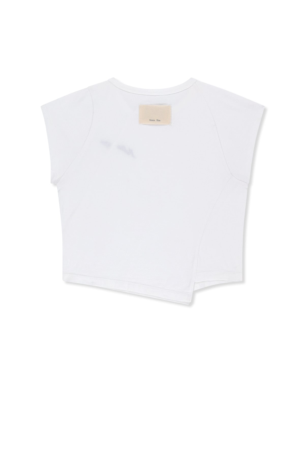 Matinkim Curved Cut Slim Top IN Ivory