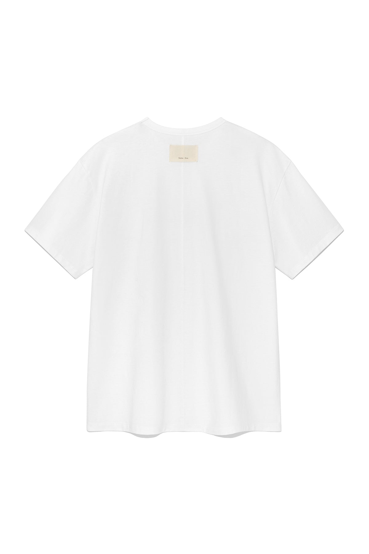Matinkim Stitch Printing Detail Oversize Top IN White