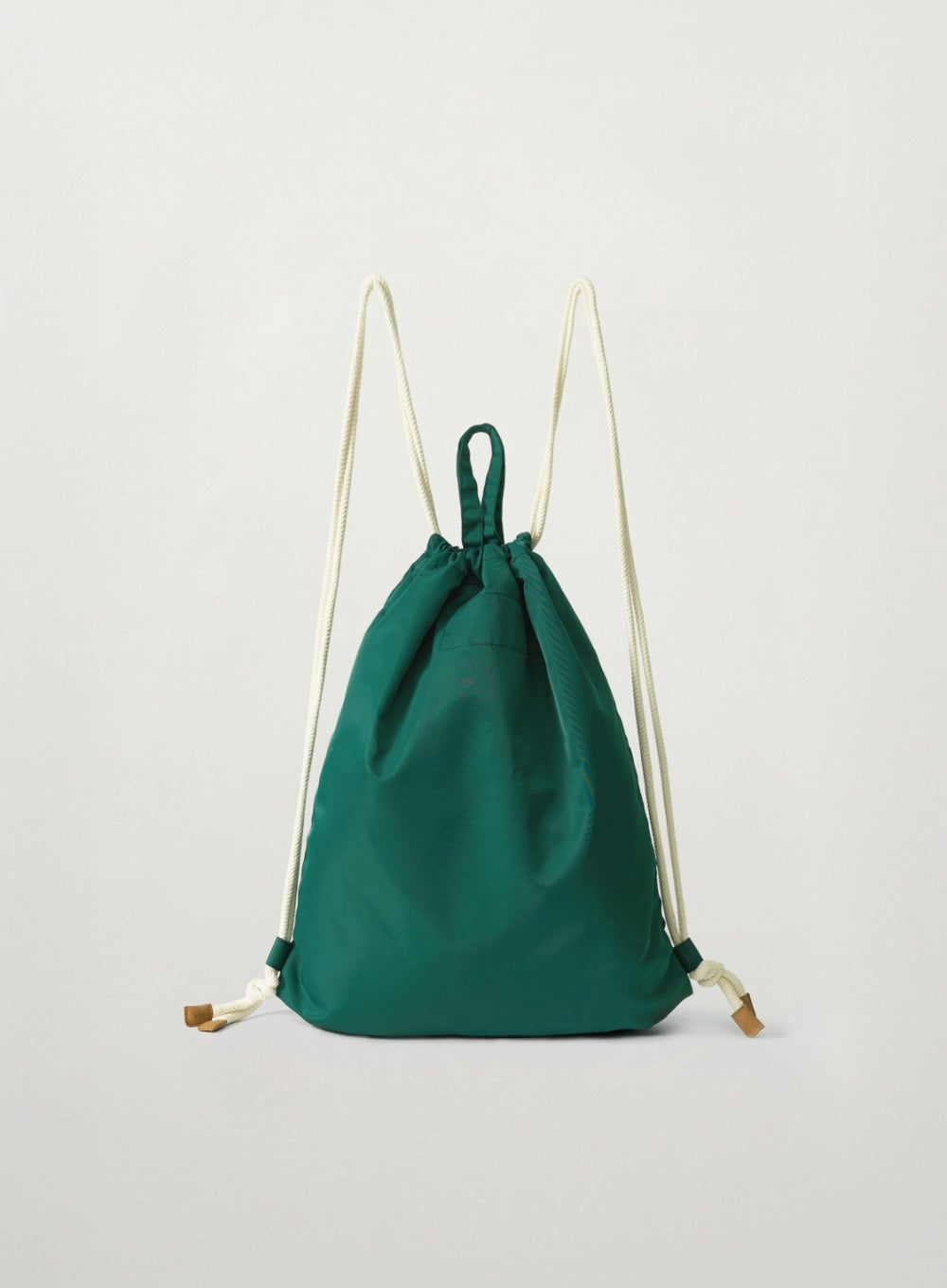 Satur Nylon Draw String Bag - Green