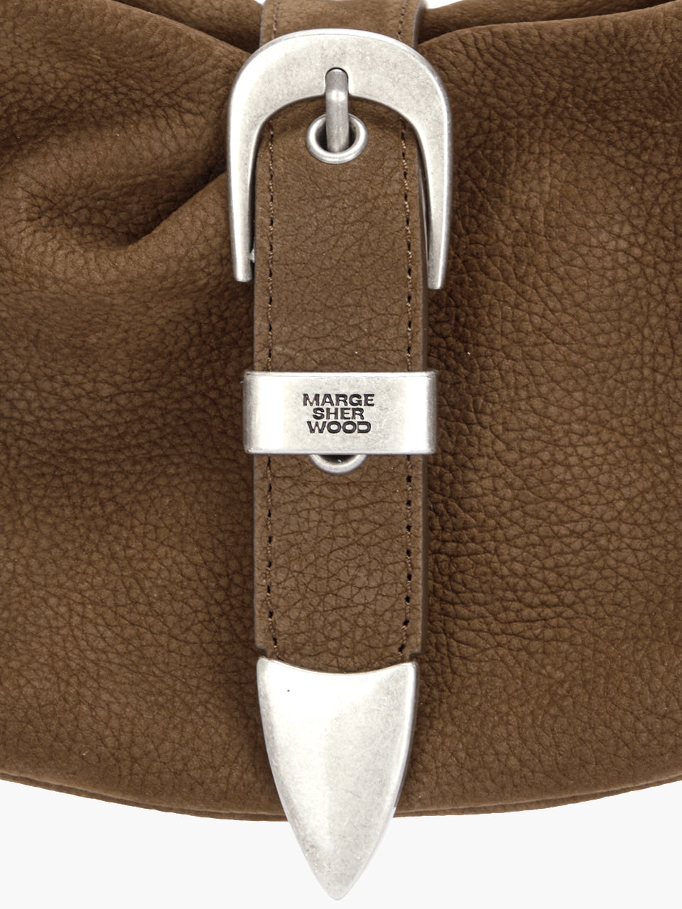 Margesherwood Belted Hobo Medium chestnut nubuck
