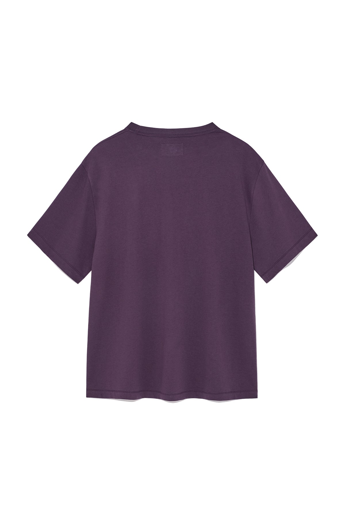[matinkim] HALF TEXT LOGO TOP FOR WOMEN IN PURPLE