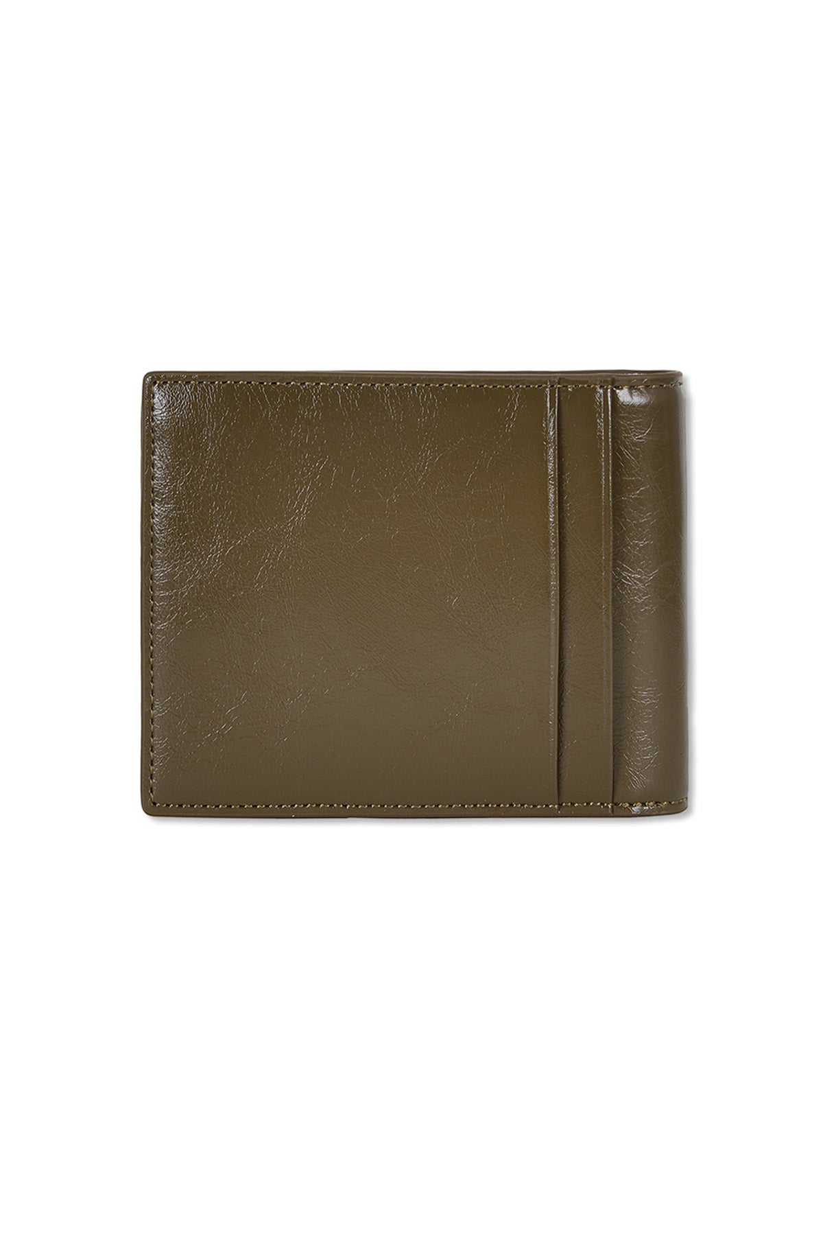 Matinkim Steel Logo Business Wallet IN Khaki