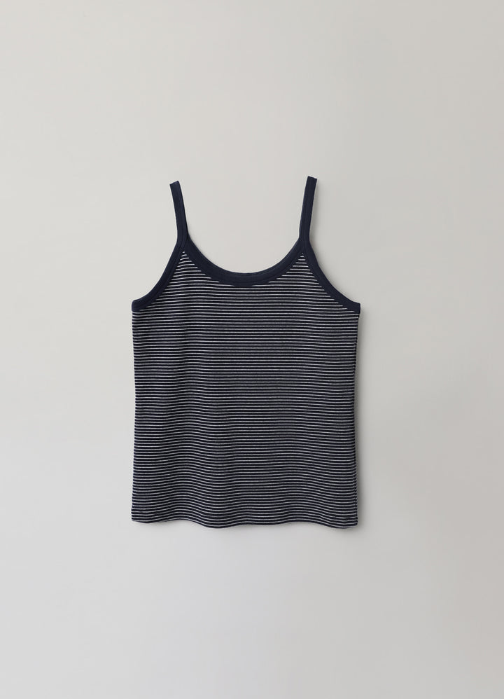 Nothing Written Stripe sleeveless top (Deep navy)