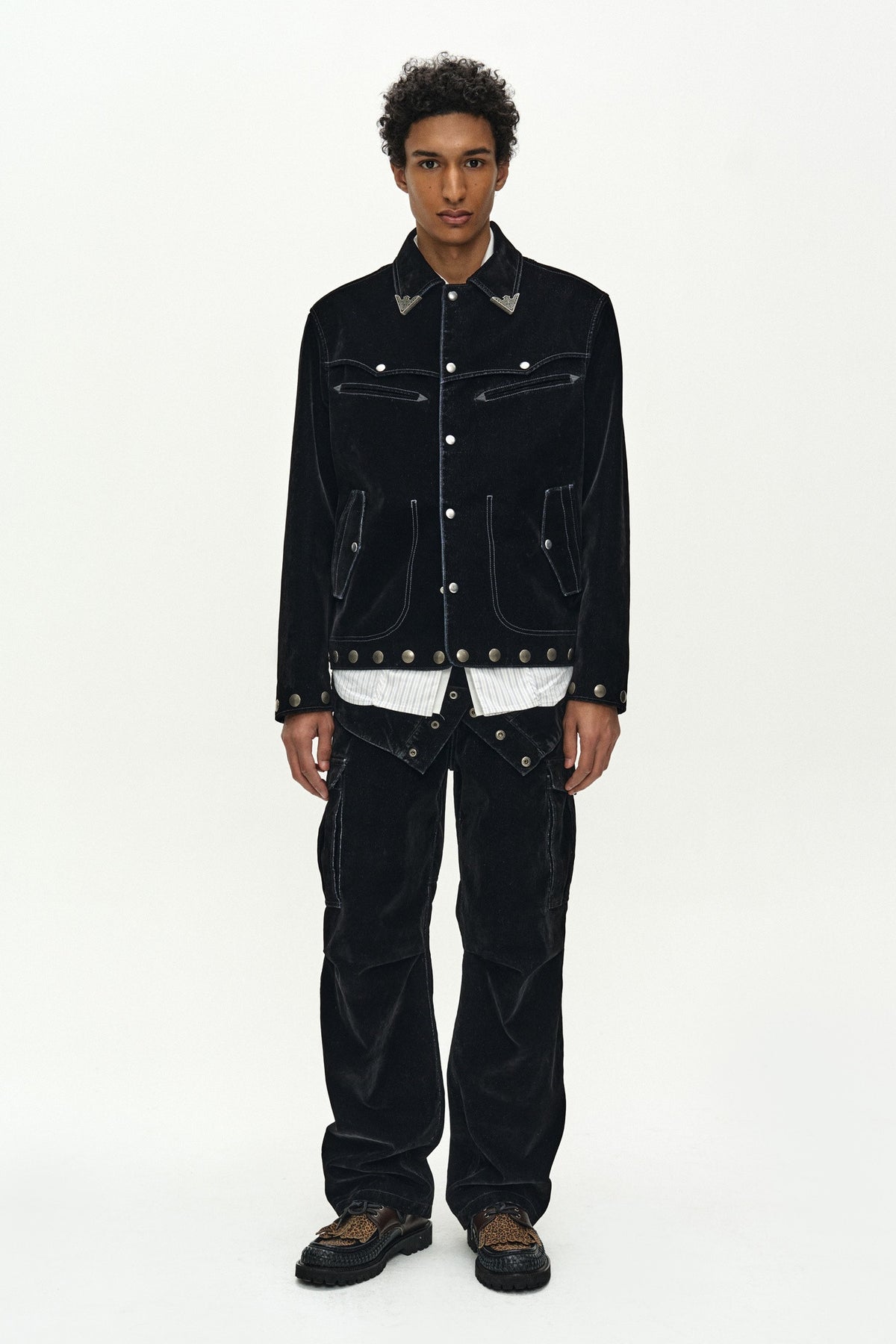 Andersson Bell Atlanta Flock Velvet Jacket