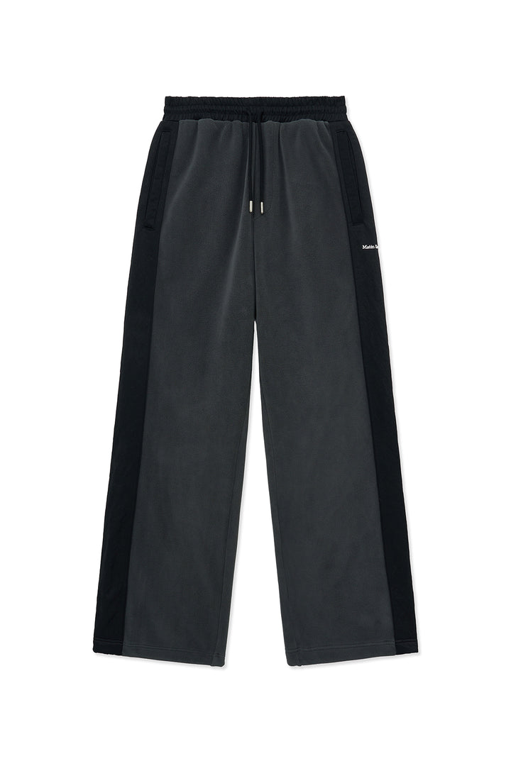 Matinkim Sherpa Fleece Drawstring Pants IN Charcoal