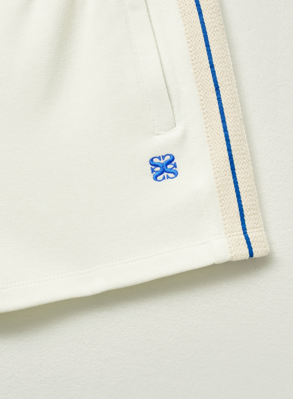 [satur] (W) Lawton All Day Track Shorts - White