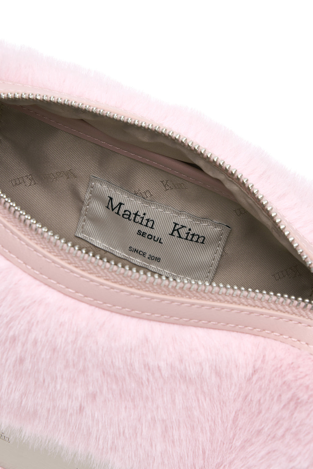 [matinkim] SOFT FUR MINI SHOULDER BAG IN PINK