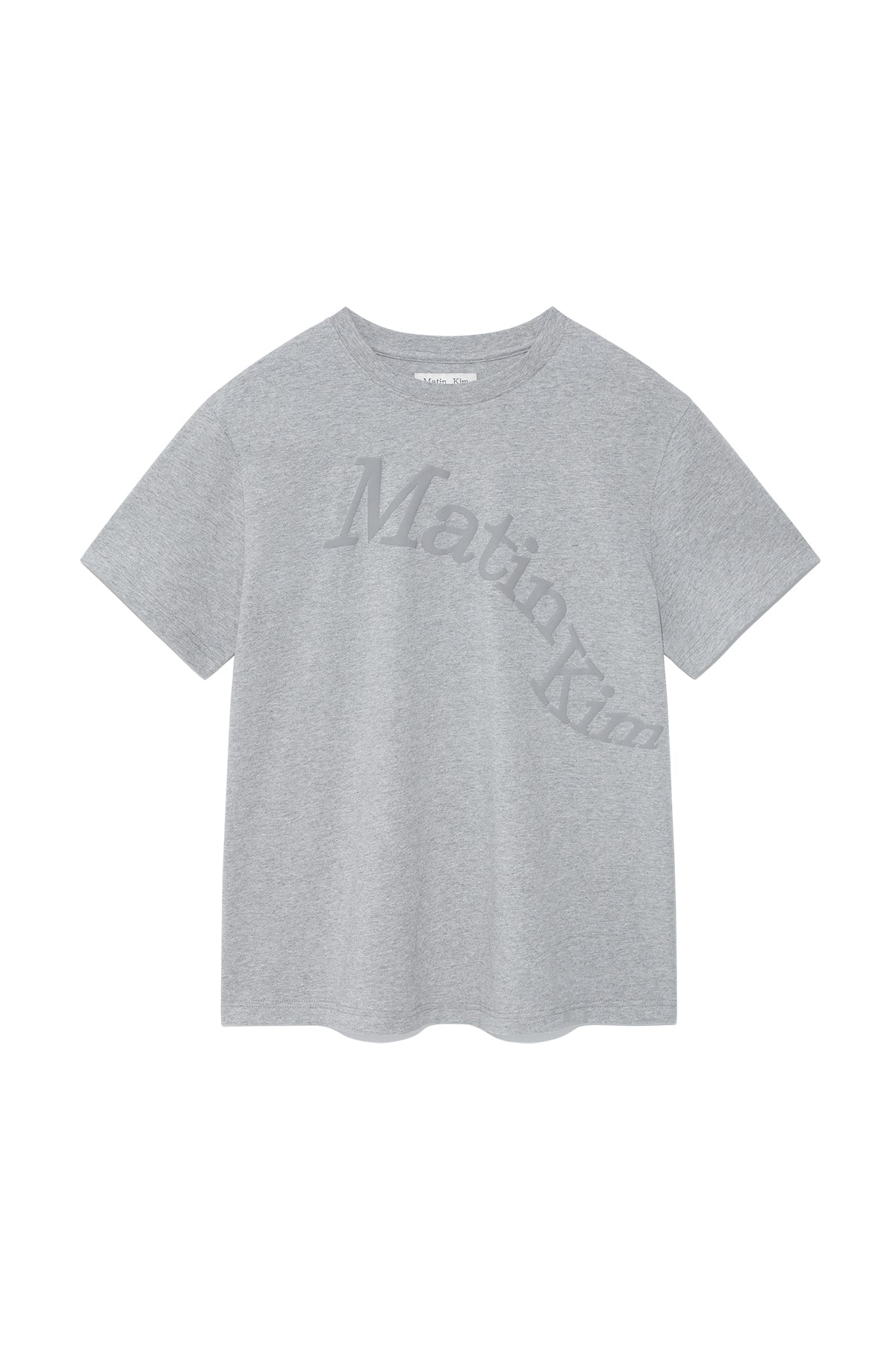 Matinkim Matin Wave Printing Logo Top IN Grey