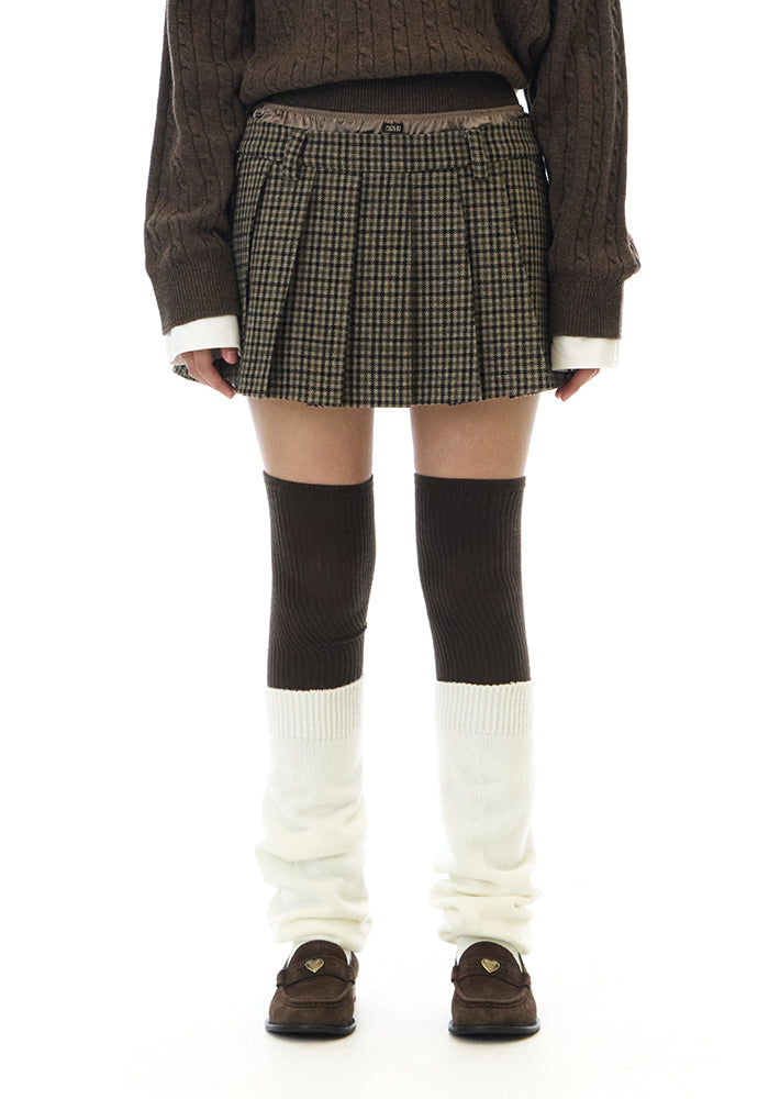 Grove Haze Check Skirt