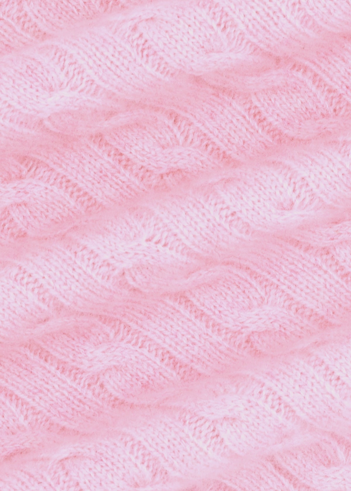Depound merino wool cable cardigan - pink